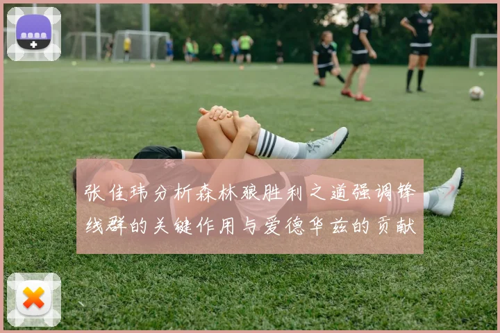 张佳玮分析森林狼胜利之道强调锋线群的关键作用与爱德华兹的贡献